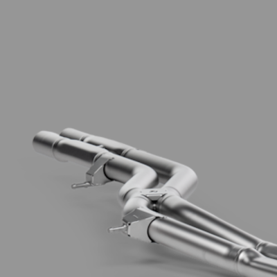 Akrapovic Link Pipe Set (Titanium) - Audi RS Q8 (4M) - OPF/GPF 2025