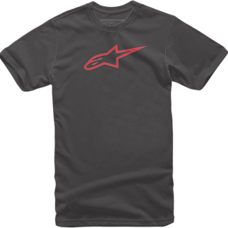 Тениска ALPINESTARS TEE AGELESS BK/RD
