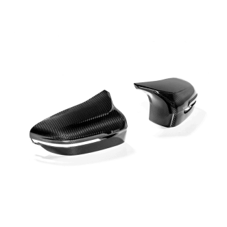 Akrapovic Carbon Fiber Mirror Cap Set - High Gloss
