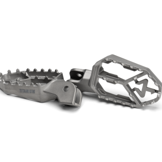 Akrapovic Adventure Footpeg Set (Titanium)
