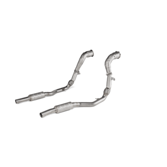 Akrapovic Downpipe / Link pipe set (SS) Audi RS Q8